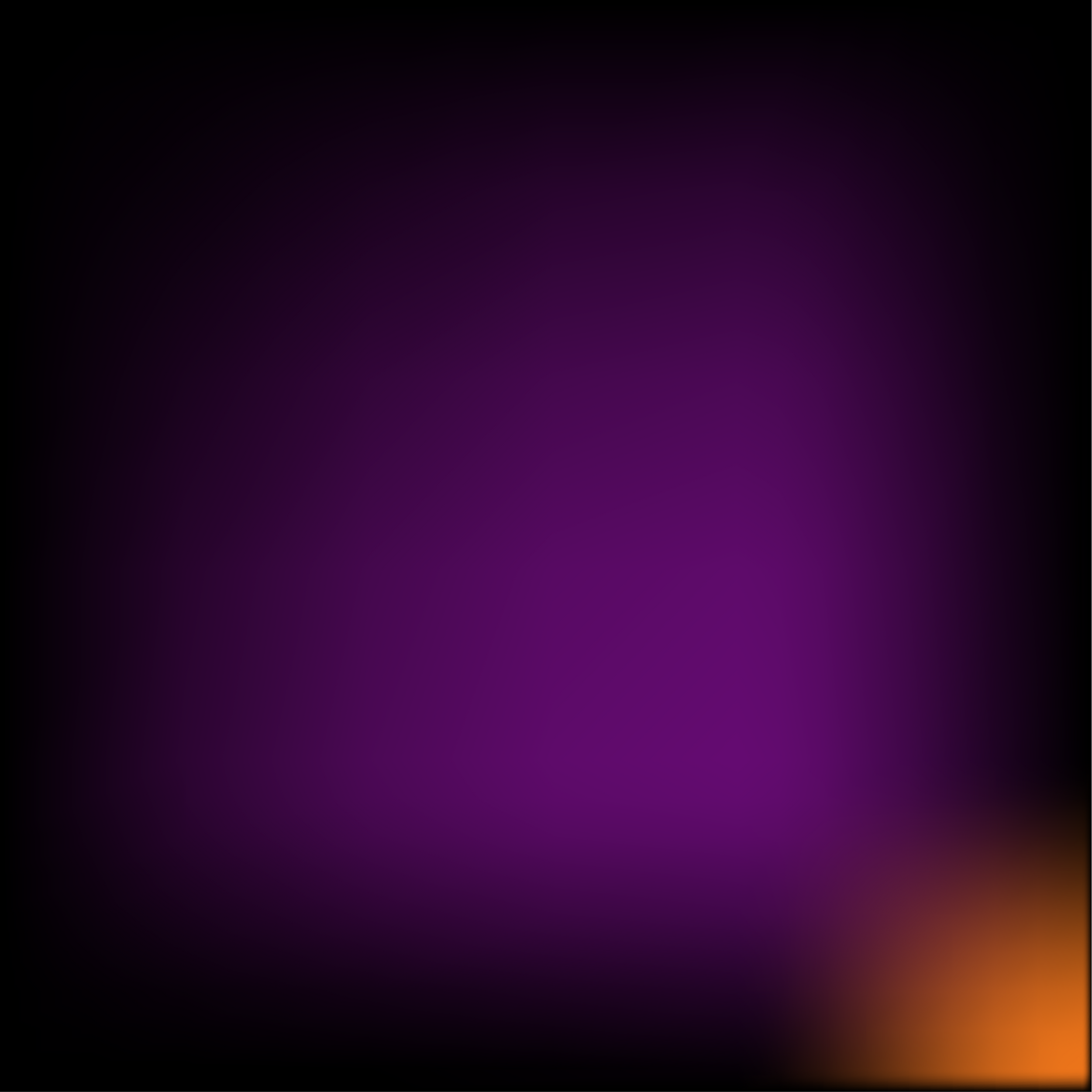 Background with purple, black and orange gradient. Halloween colors.